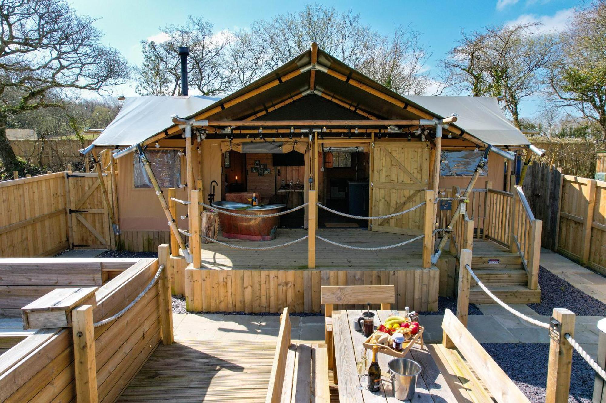 Jungle Book Safari Tent Tenby Kültér fotó